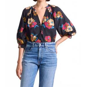 NEW APIECE APART messina top in floating floral